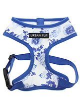Blue Floral Bouquet Harness - Our Floral Bouquet Harness is a rich contemporary style and the floral pattern is right on trend. It is lightweight and incredibly strong. Designed by Urban Pup to provide the ultimate in comfort, safety and style. It features a breathable material for maximum air circulation that helps prevent your...