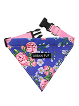 Pink / Blue Floral Burst Bandana - Our Floral Burst Bandana is a rich contemporary style and the floral pattern is right on trend. Just attach your lead to the D ring and this stylish Bandana can also be used as a collar. It is lightweight and incredibly strong. You can be sure that this stylish and practical Bandana will be admired...
