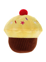 Lemon Pupcake Plush & Squeaky Dog Toy - Every dog likes a nice pastry but as we all know the real thing is not the best food for them. Let them munch down on this calorie free pupcake with its delicious looking topping and cherry. For maximum fun pretend its for you and savour it before handing it over, it will make it all the more desir...