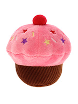 Strawberry Pupcake Plush & Squeaky Dog Toy - Every dog likes a nice pastry but as we all know the real thing is not the best food for them. Let them munch down on this calorie free pupcake with its delicious looking topping and cherry. For maximum fun pretend its for you and savour it before handing it over, it will make it all the more desir...