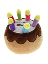 Birthday Pupcake Plush & Squeaky Dog Toy - This is the perfect way to celebrate your dogs birthday. Let them munch down on this calorie free birthday pupcake complete with fabric candles and fun squeaker. It will be a birthday they won't forget. For maximum fun pretend its for you and savour it before handing it over, it will make it all th...