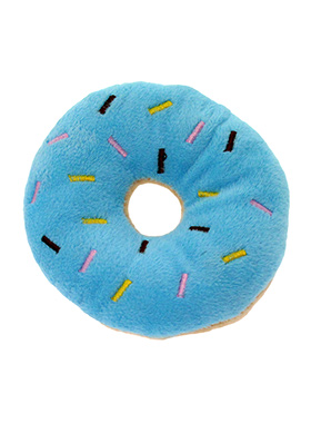 Blueberry Donut Plush & Squeaky Dog Toy
