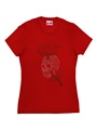 Skull & Rose GlamourGlitz Women's T-Shirt